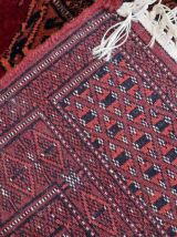 Tapis vintage Ouzbek Bukhara fait main, 1C942