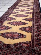 Tapis vintage Ouzbek Bukhara fait main, 1C943