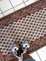 Tapis vintage Indien Seraband fait main, 1C944