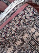 Tapis vintage Ouzbek Bukhara fait main, 1C946