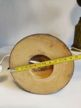 pieds de lampes en bois tourné
