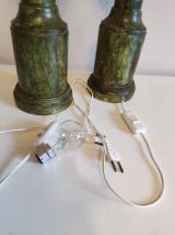 pieds de lampes en bois tourné