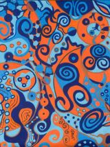 Art celtique, dessin pièce unique viking, triskel