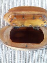 Tabatière vintage en corne