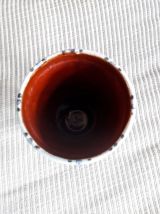 Vase vintage au décor de chardons signé Savoie