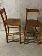 Paire de chaises d’ouvrières