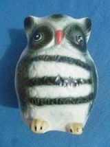 tirelire  hibou en ceramique 