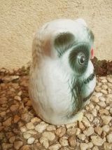 tirelire  hibou en ceramique 