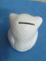 tirelire  hibou en ceramique 