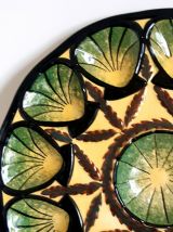 Grand plat à huîtres céramique Saint Jean de Bretagne 