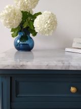 Chevets - 2 tiroirs et plateau marbre