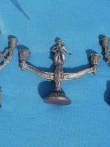 lot  de 3 chandelliers, vintage