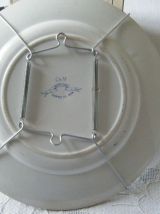 Assiette ancienne Creil et Montereau Terre de fer