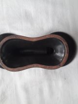 Bougeoir vintage en céramique Vallauris à 2 branches