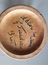 Vase en céramique au décor animalier de Georges Tardieu