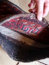 Tapis vintage Ouzbek fait main, 1C952