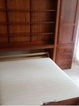 Lit bibliothèque électrique 140x190 François DESILE