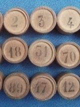 pions de loto vintage , Complet