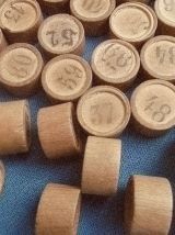 pions de loto vintage , Complet