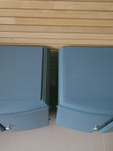 Paire de chevets art déco pieds moustache