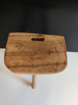tabouret en bois brut