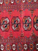Tapis vintage Ouzbek Bukhara fait main, 1C955