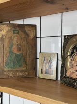 3 tableaux anciens religieux 