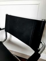 Fauteuil design cantilever en acier tubulaire 1970