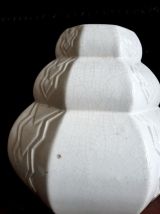 Vase art déco en céramique craquelée 
