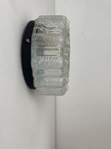 ANCIENNE APPLIQUES RONDE VERRE MOULE VINTAGE