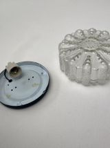 ANCIENNE APPLIQUES RONDE VERRE MOULE VINTAGE