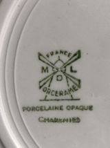 6 assiettes plates Moulin des Loups - Service Charente