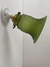 PAIRE D'ANCIENNES APPLIQUES VINTAGE COLOREES