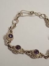 BRACELETS ARGENT ET ONYX / SILVER AND ONYX BRACELETS