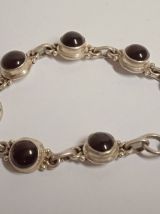 BRACELETS ARGENT ET ONYX / SILVER AND ONYX BRACELETS