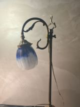 lampe laiton et bronze  1900 a 1930,  pas une copie belle tu