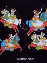 Vintage NEUF T-shirts chevaux polo jodhpur museum shop india