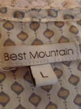 Best Mountain robe mousseline de soie vintage neuf