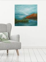 Tableau originale contemporain signé  avec son certificat