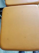 chaises vintage orange