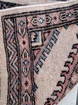 Tapis vintage Ouzbek Bukhara fait main, 1C973