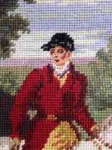 Tapis vintage Français Tapisserie, 1C974