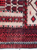 Tapis vintage Afghan Baluch fait main, 1C975