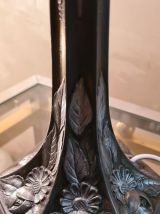 belle lampe art deco regule patine argent 1920 a 40  ,,,,,,v