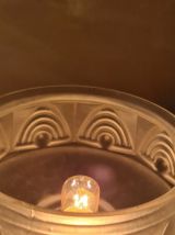 belle lampe art deco regule patine argent 1920 a 40  ,,,,,,v