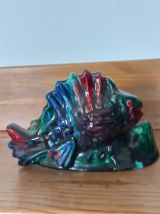 Cendrier poisson Vallauris années 50