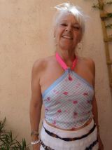 Vichy carreaux bleu rose crop top création France fait main