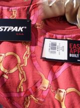 Eastpak T-shirt  chaines menottes or neuf étiquett vintage 