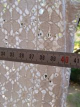 vintage top haut dentelle ancienne chemise 