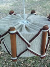 Suspension scandinave (bois et tissu) 